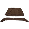 Premier Evolution Pontoon Boat Bimini Cover - Brown with Boot