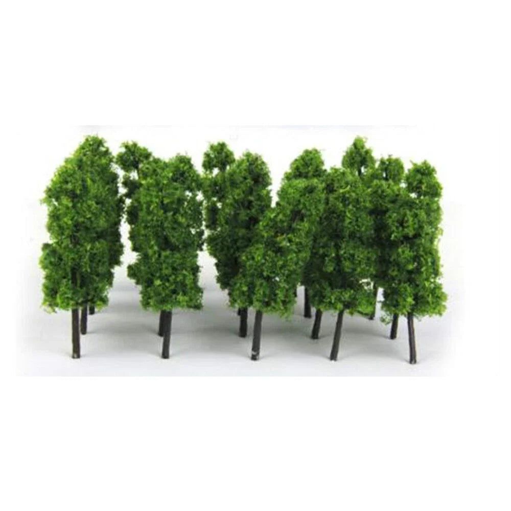 20x Model Tree for HO OO Scale Railroad Layout Diorama 8cm