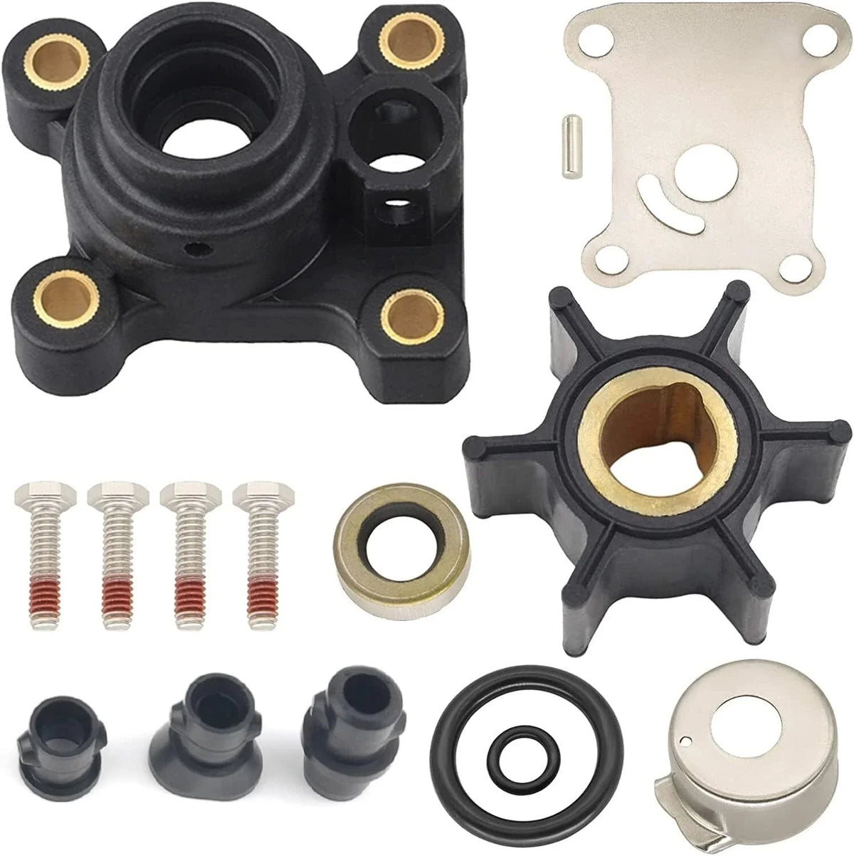 Impeller Water Pump Repair Kit for Johnson/Evinrude 9.9hp & 15hp (394711)