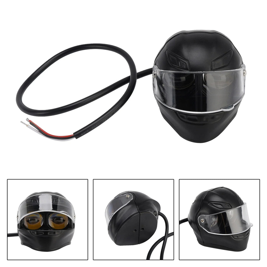 20W LED Worklight Spotlight for Motorcycles (Helmet-Mount)