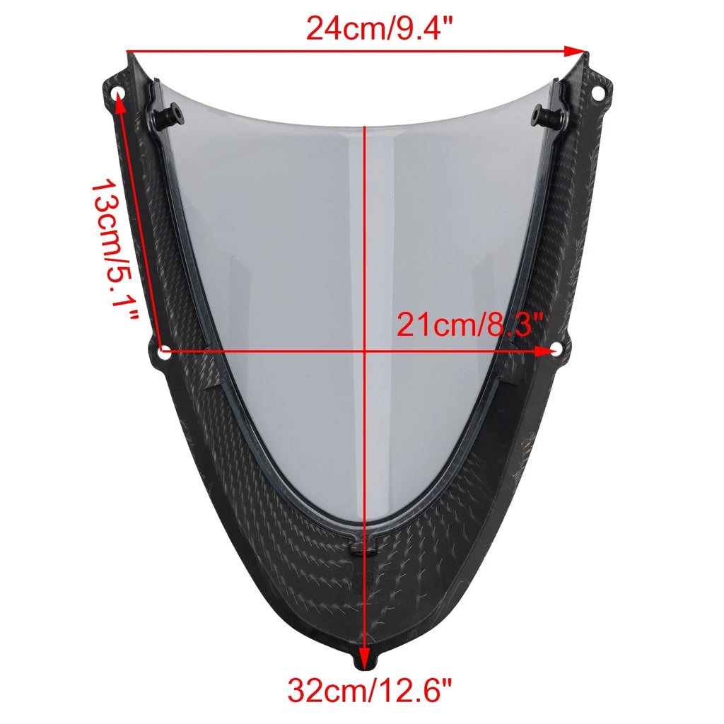 Headlight Fairing Windshield for Aprilia RS 660 (2020–2024) Simulated Carbon Gray