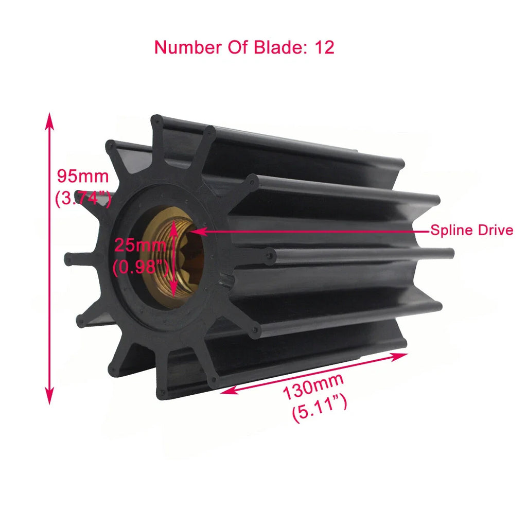 Engine Water Pump Impeller for Man D2842 LE LYE LZE (51.06506.0106, CEF 500186)