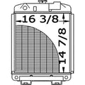 Radiator SBA310100280 Fits Ford Holland 1900