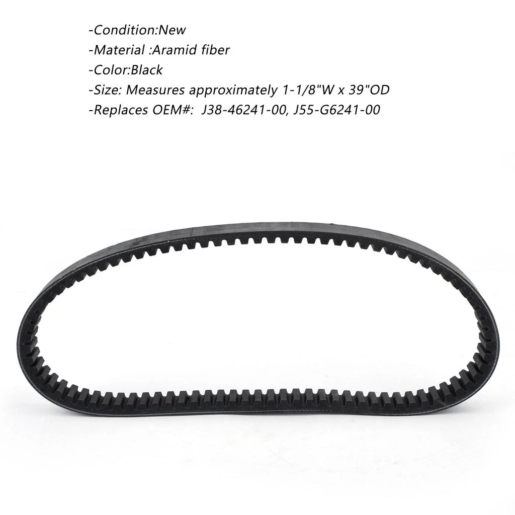 Clutch Drive Belt for Yamaha Golf Cart G2 G8 G9 G11 G14 G16 G20 G21 G22 G29 (1991–2023)