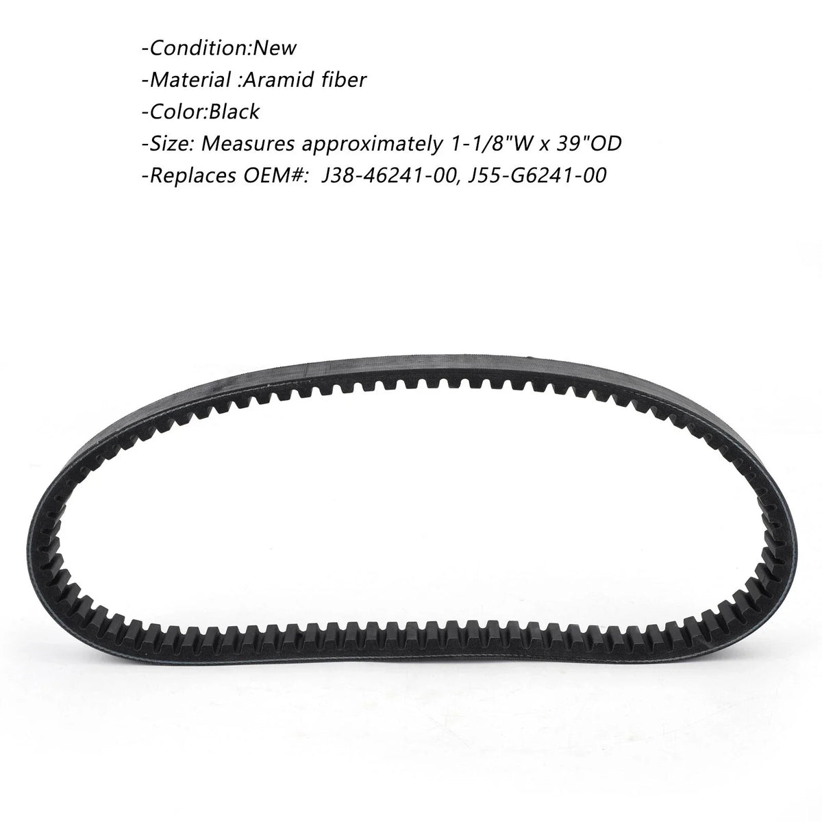 Clutch Drive Belt for Yamaha Golf Cart G2 G8 G9 G11 G14 G16 G20 G21 G22 G29 (1991–2023)