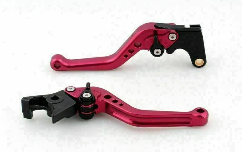 Short Brake Clutch Levers for Yamaha MT-01 (2004–2009), V-MAX (2009–2014) T9 Red