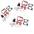 3Pcs Carburetor Rebuild Kit for Johnson Evinrude V6 (439076, 434888, 383906)