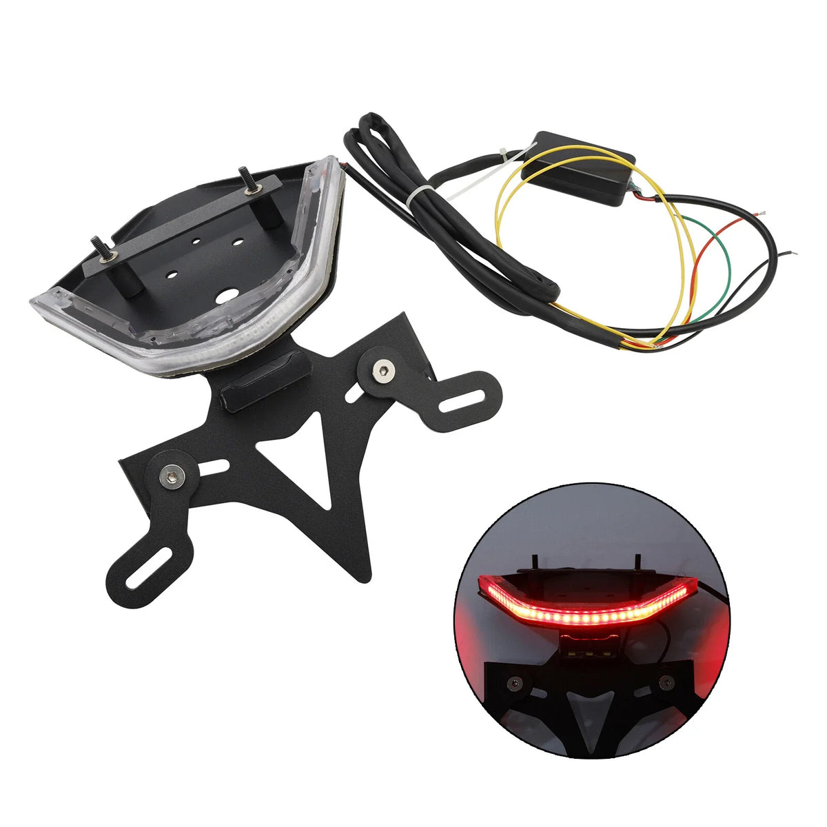 Aluminum Alloy License Plate Holder Frame for BMW S1000RR (2021–2024)