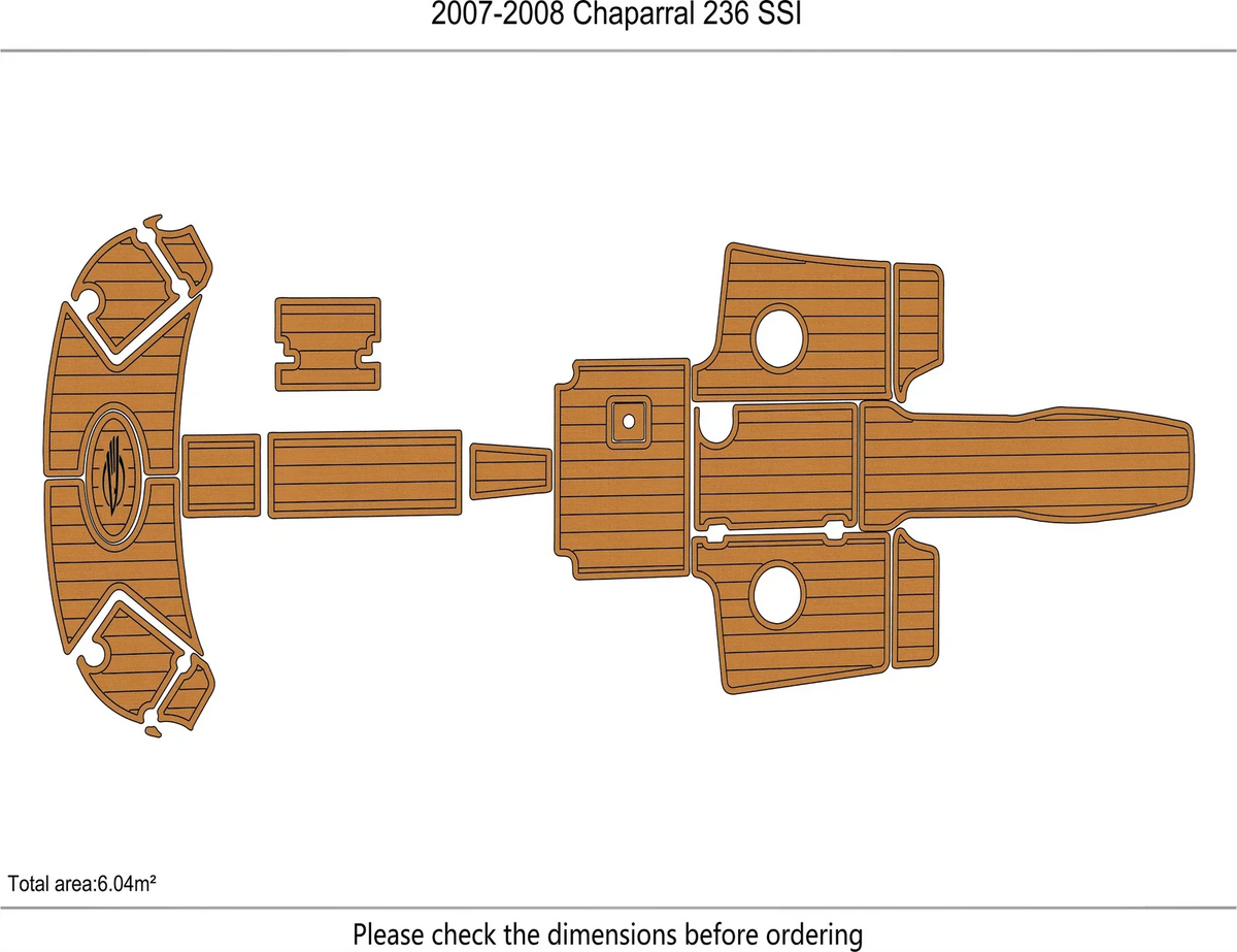 EVA Foam Pad Floor for Chaparral 236 SSI (2007)