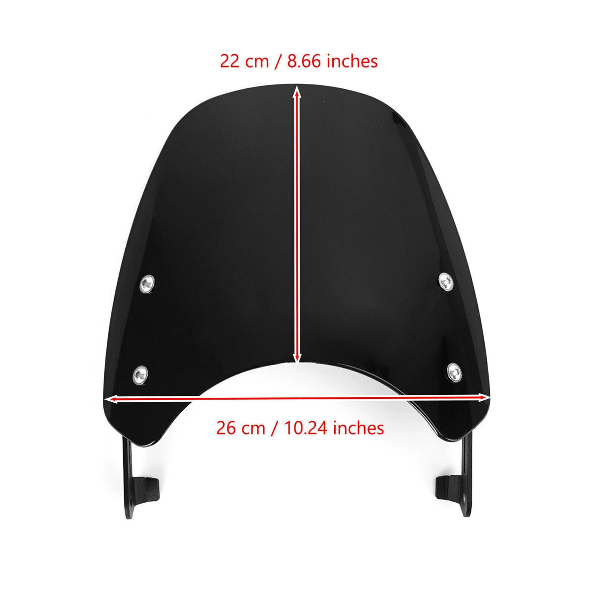 ABS Windshield for Speed Twin 1200 (2019–2021) BLKT9