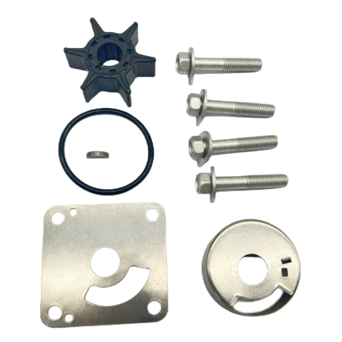 Water Pump Impeller Kit for Yamaha 2-Stroke 20 25 HP Outboard 6L2-W0078 20D 25N