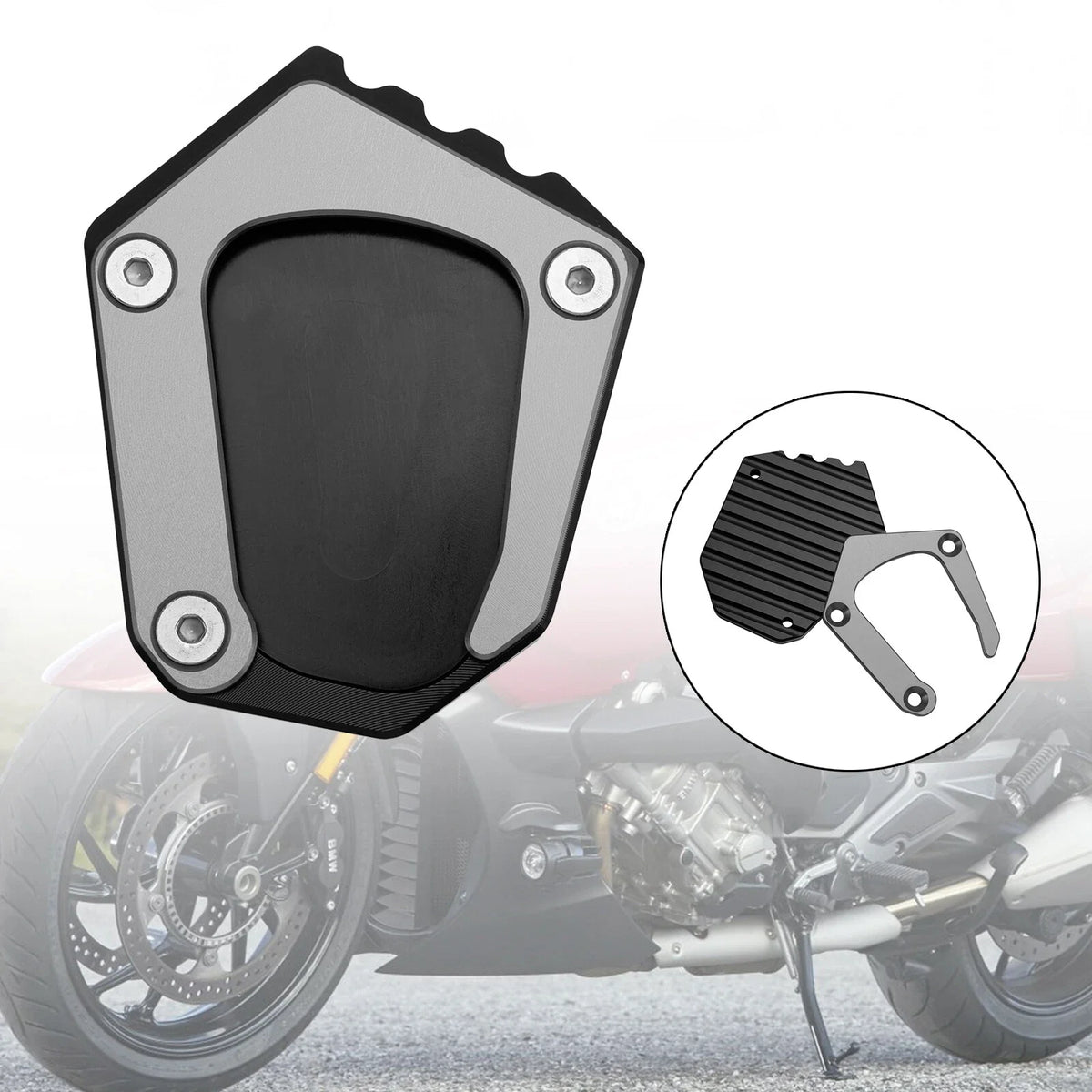 Kickstand Enlarger Plate Pad for BMW K1600 (2016–2022) A9