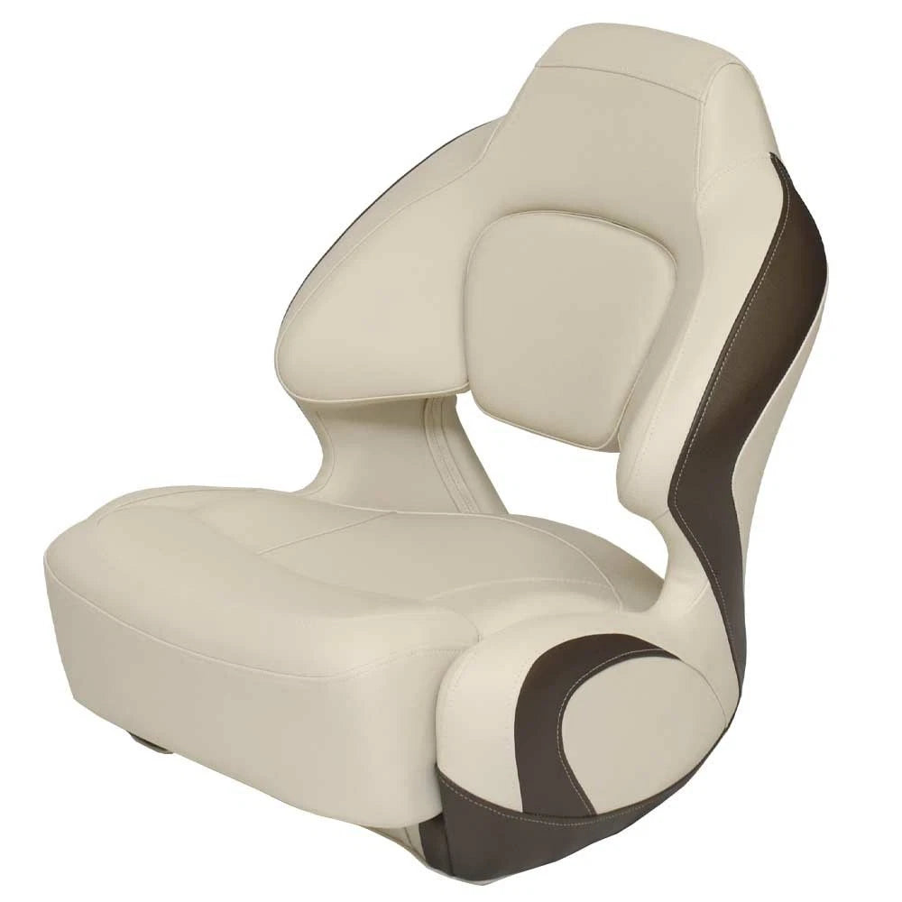 Chaparral Boat Bolster Seat 31.01124 - H2O Off White Brown