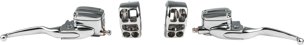HardDrive Chrome Handlebars with Hydraulic Clutch for 2017 Harley Davidson