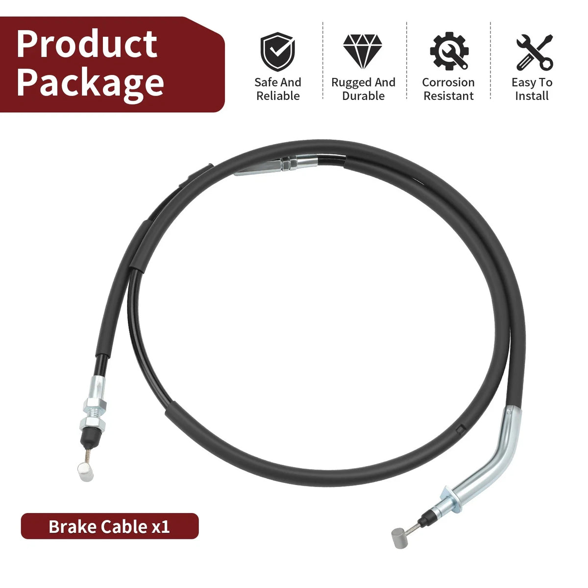 Park Brake Cable for Yamaha Rhino 700 YXR700F (2008–2013) 5B4-26341-00-00