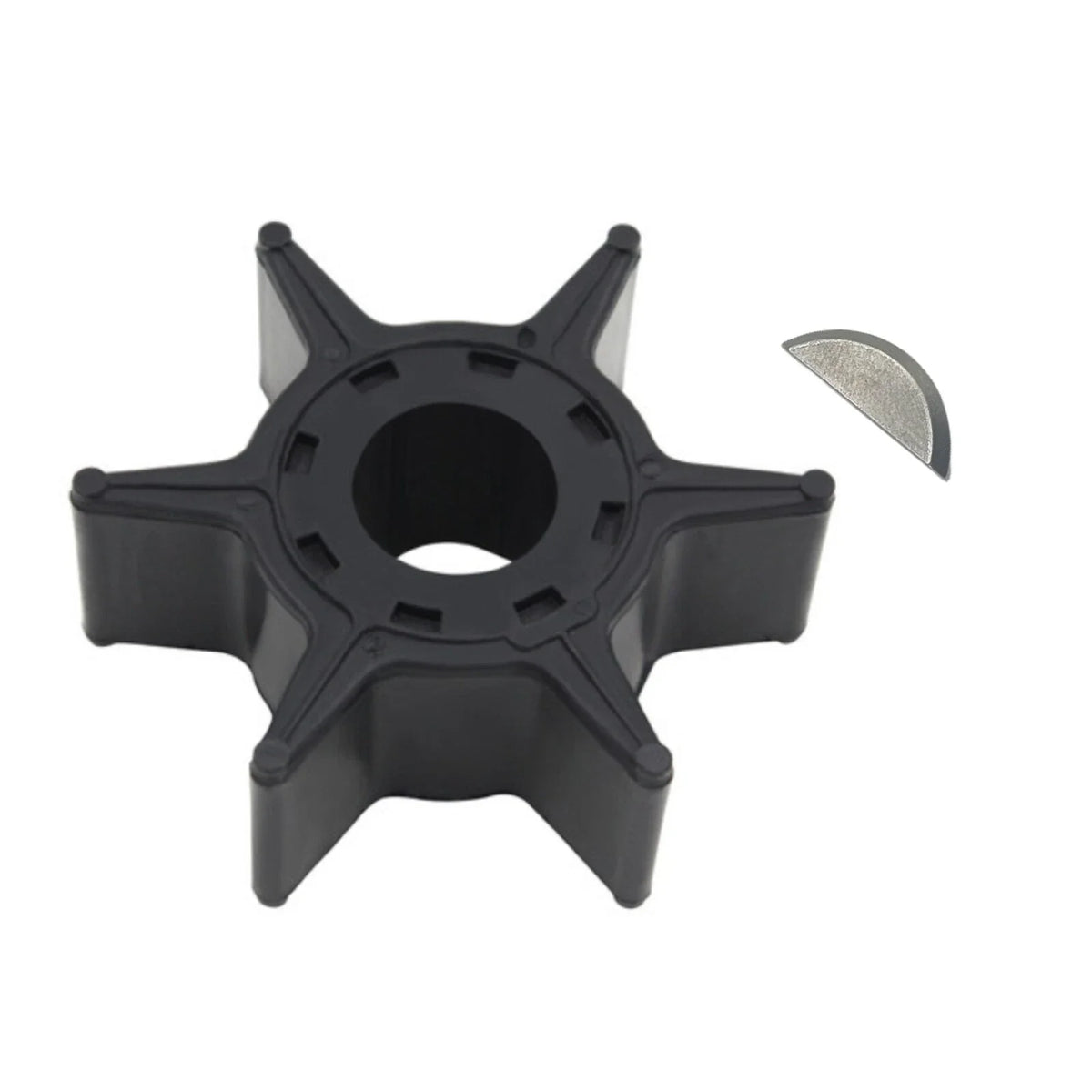Water Pump Impeller with Key for Yamaha Outboard Motor (6L2-44352-00)