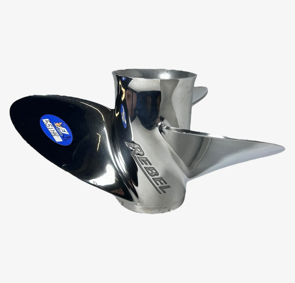 Evinrude Johnson 3 X 15 1/2'' X 17P, Rebel Propeller 763987 LH - Remanufactured