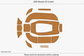 EVA Foam Faux Teak Deck Flooring Cockpit Pads for Bavaria 30 Cruiser (2005)