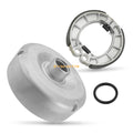 Rear Brake Drum Hub & Brake Shoes for Honda Rancher 420 TRX420 (2007–2013)