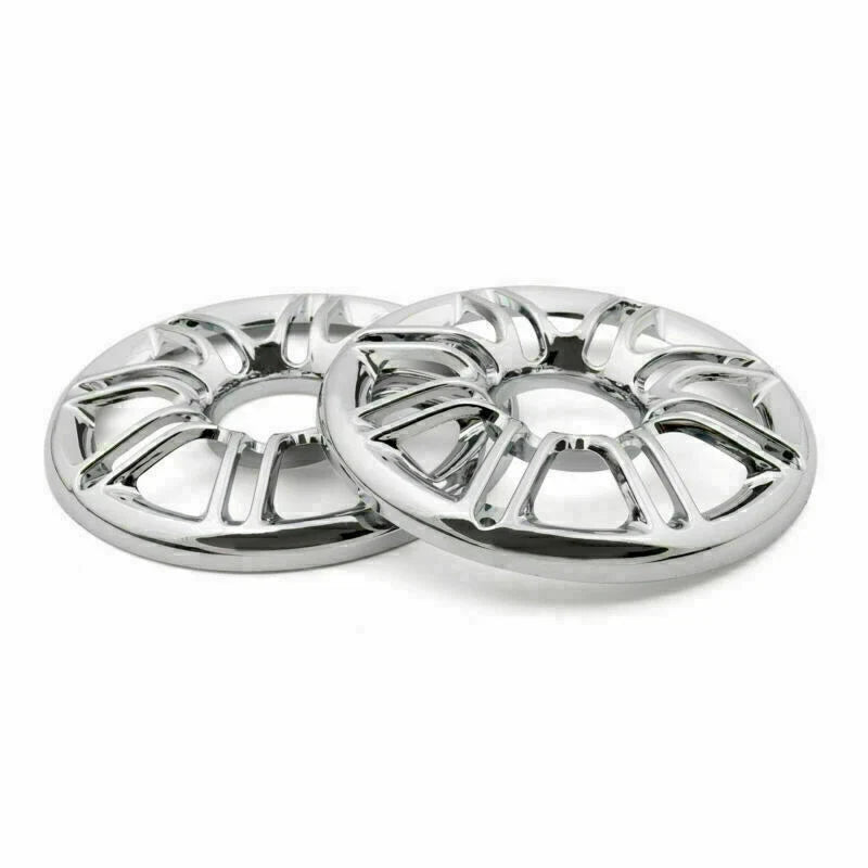 2X Speaker Cover Grill 6" 3D Round for Harley Touring Glide (T9)