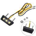 1 X 12V Motorcycle LED License Plate Light Motorbike LED Rear Tail Number Light