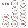 Set of 10 Carburetor Float Bowl Gasket Kit for Honda GX240 GX270 GX340 GX390