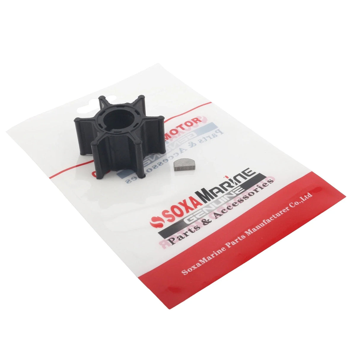 Water Pump Impeller with Key for Suzuki Outboard DT 9.9 16 HP (2X) 17461-93500