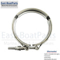 V-Clamp for Volvo Penta D6-280 D6-300 D6-310 D6-330 D6-350 D6-370 D6-435 (2004–2023)