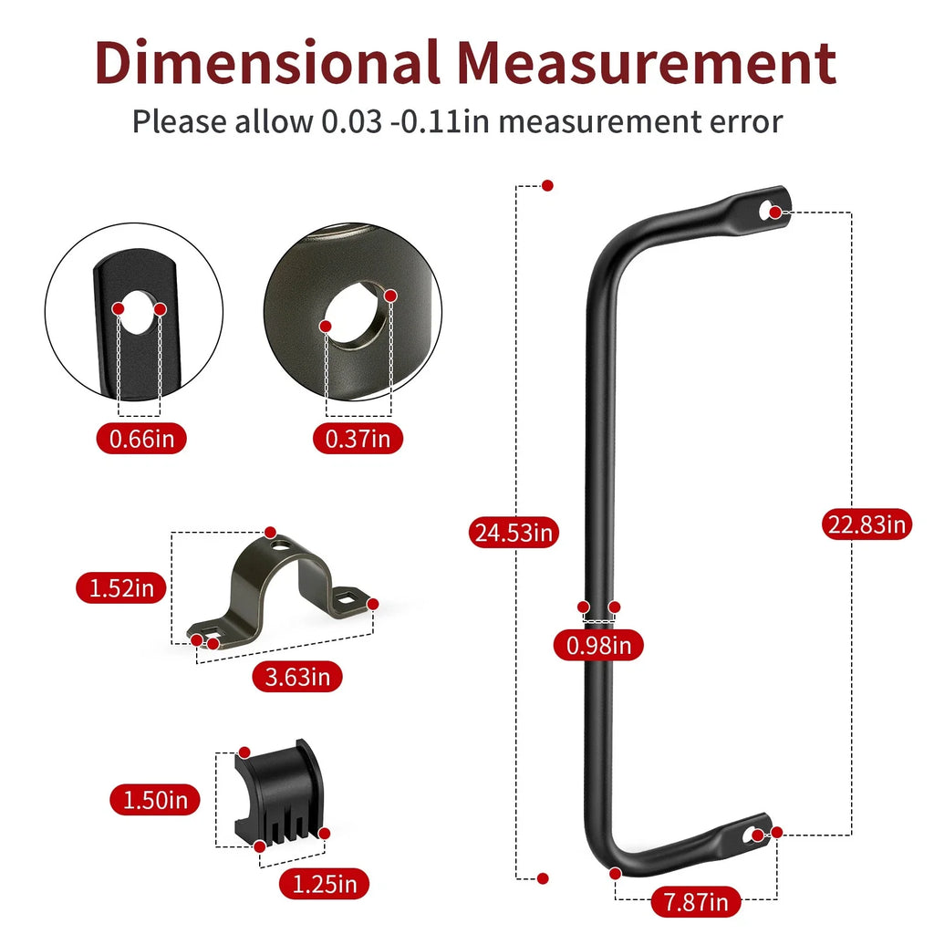 Rear Stabilizer Bar with Bushing Bracket for Polaris Sportsman XP EPS 550 (2010–2012)