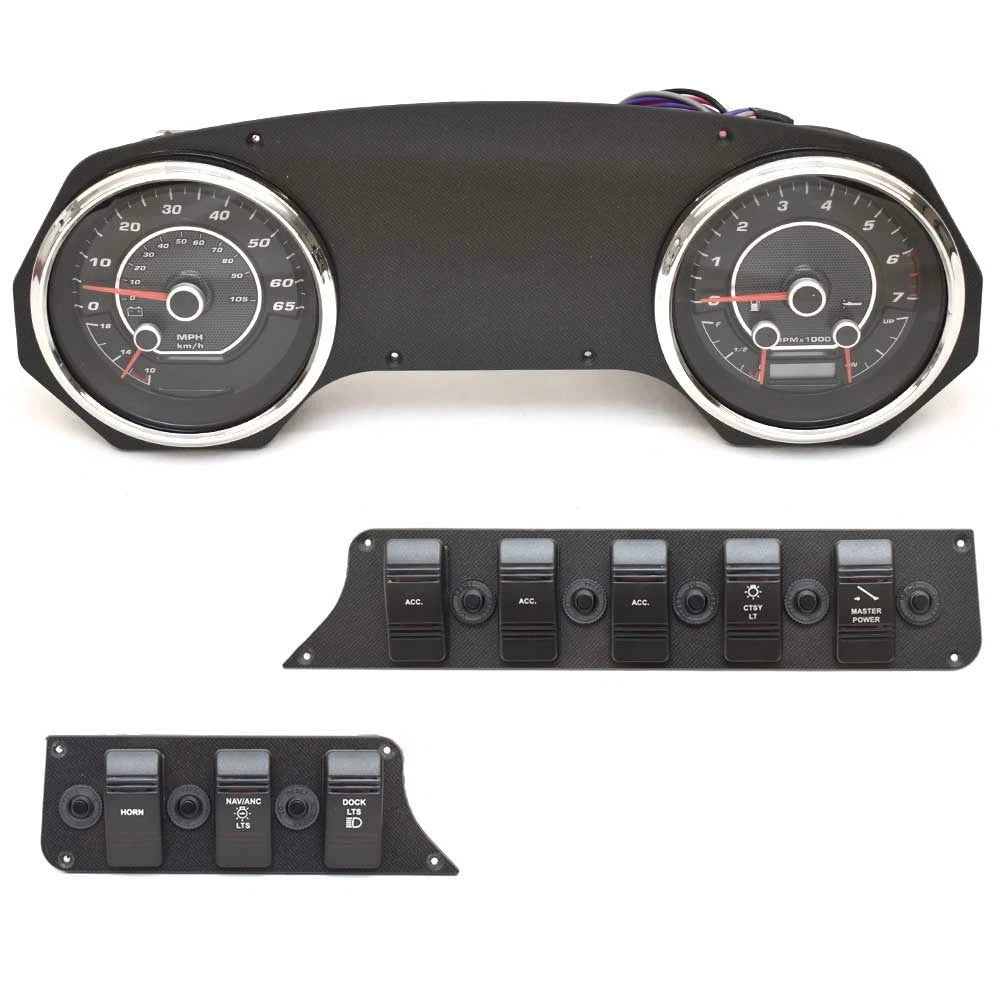 Godfrey Pontoon Boat Gauge Panel 485235 - Sweetwater (set of 3)