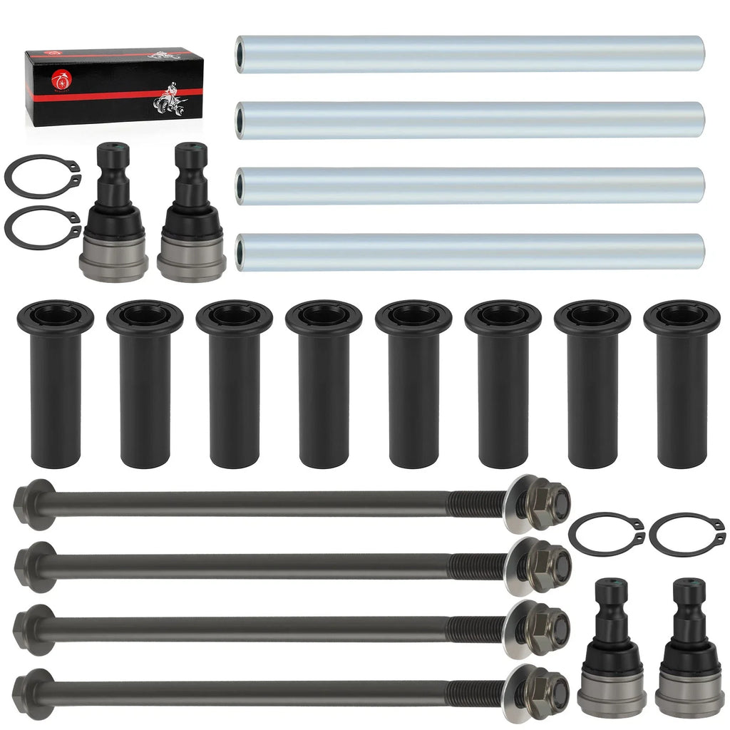 Front Upper A Arm Bushing Pivot Shaft + Ball Joint for Polaris RZR 570 (2012–2022)