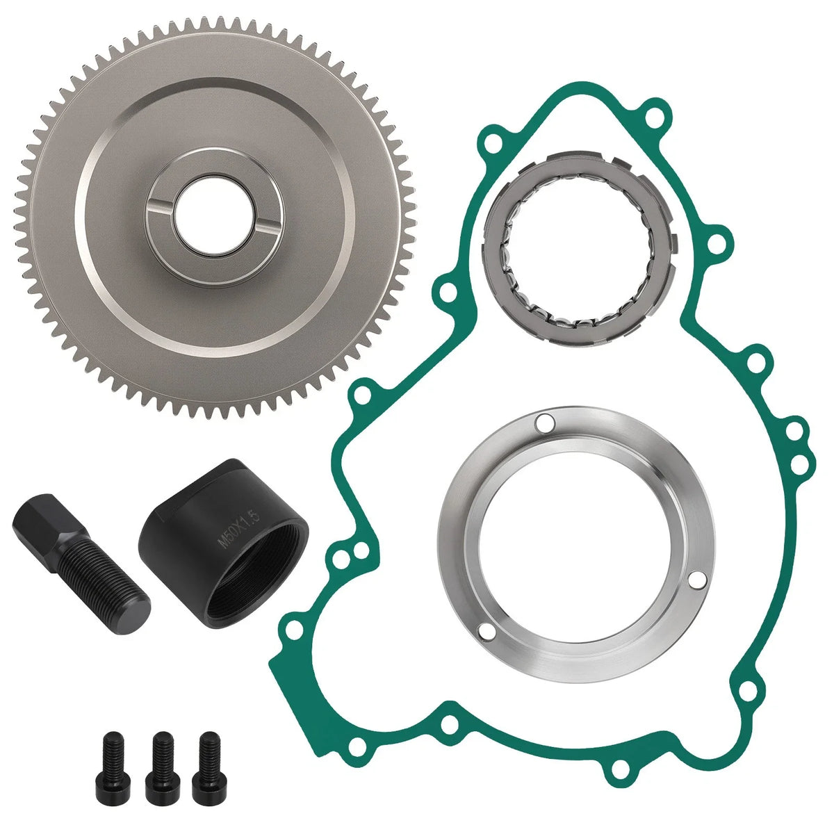 One Way Starter Clutch Idler Gear Kit for Polaris Ranger Crew XP 1000 (2017–2018)