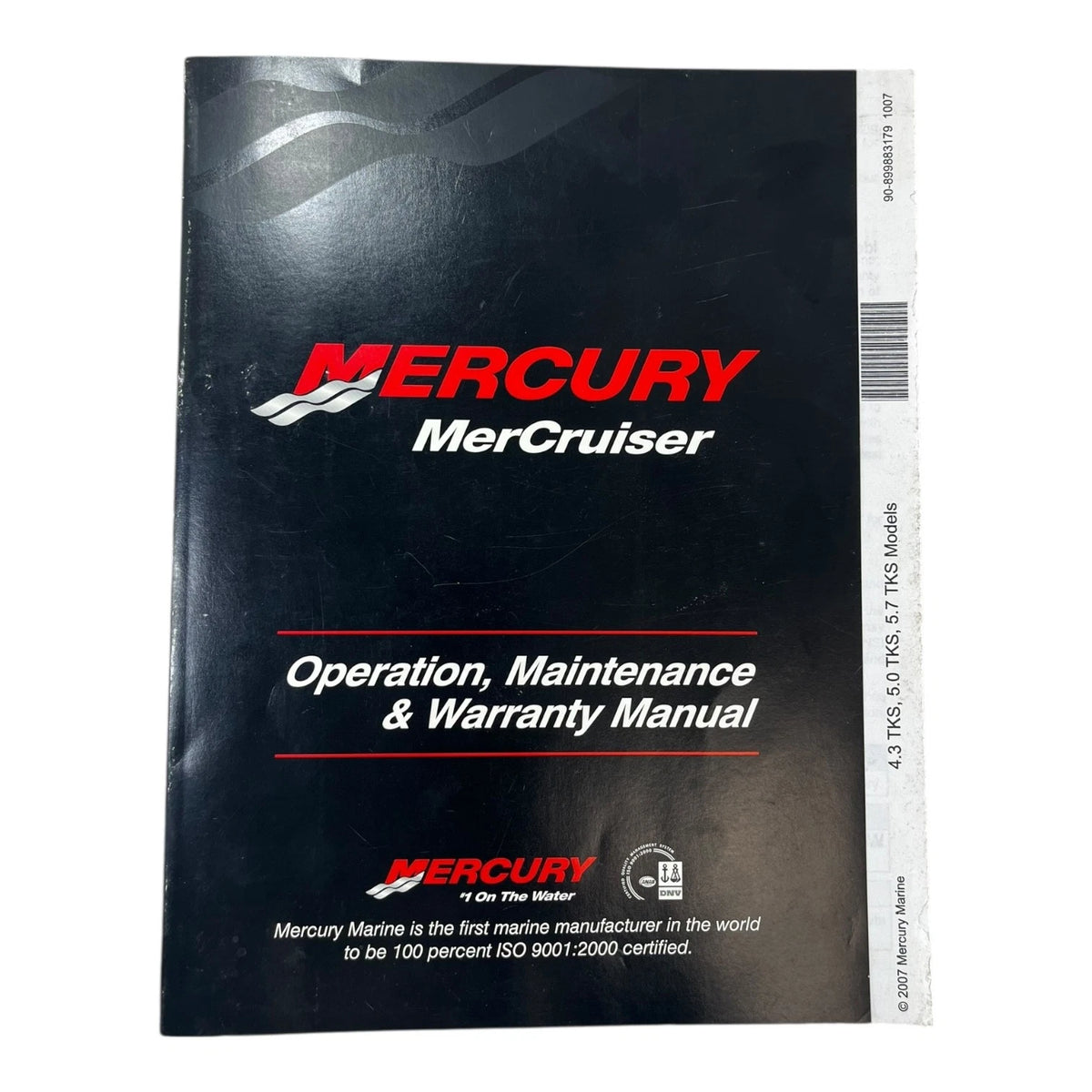 Mercury MerCruiser 90-899883179 1007, Operation, Maintenance & Warranty Manual