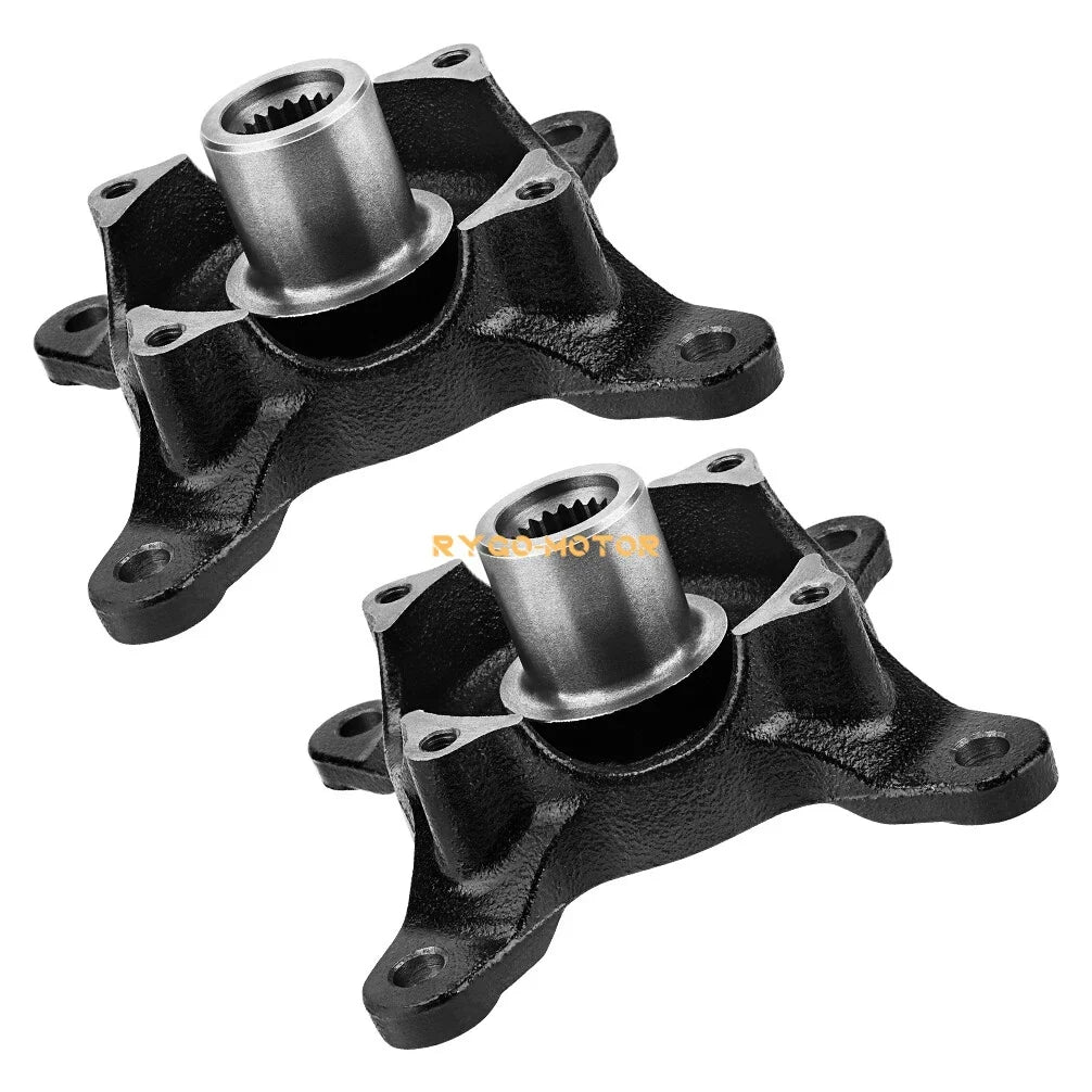 2 Front Wheel Hubs for Polaris Ranger 400 425 500 570 650 700 800 (2006–2021)