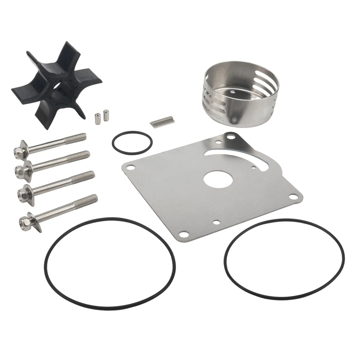 Water Pump Impeller Repair Kit for Yamaha Outboard (6GR-W0078-01, 6GRW007800)