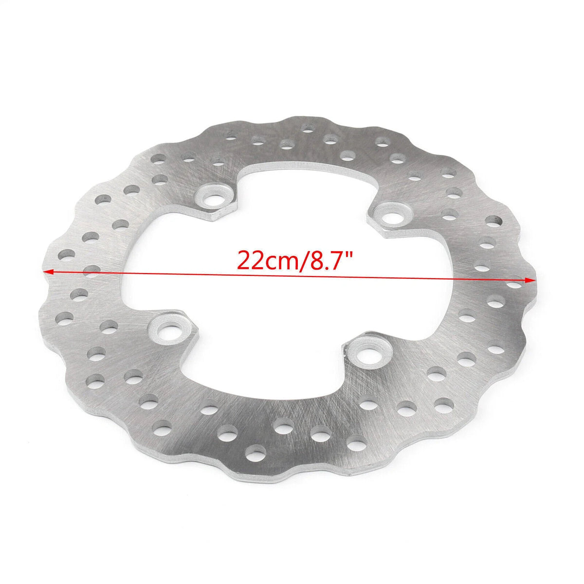 Rear Disc Brake Rotor for Kawasaki ZX6R Ninja 636 ABS ER-6F ER-6N Z750 (2003–2020)
