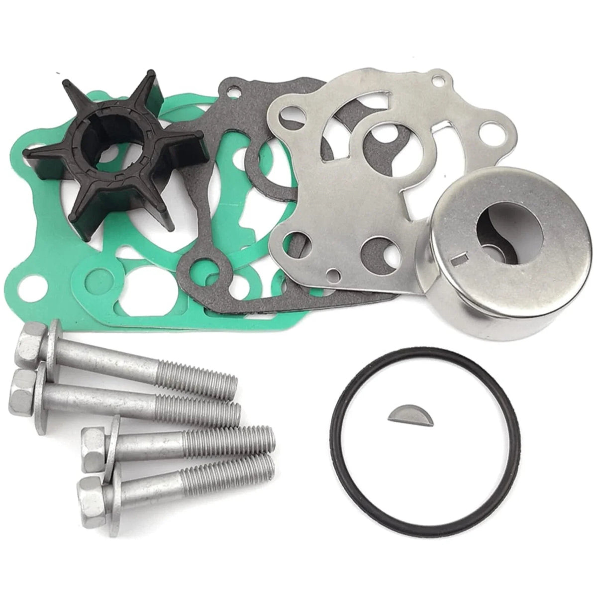 Water Pump Impeller Housing Kit for Yamaha 2-Stroke 60hp 70hp (6H3-W0078-00)