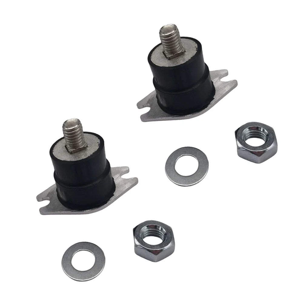 Set of 2 Upper Side Rubber Motor Mounts for Johnson Evinrude (OMC 303879, 325974)