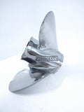 Honda Marine 3 X 13 1/4 X 17 LH, Stainless Steel Propeller, 08M60-ZW7-B10