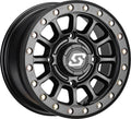 Sedona Sano Beadlock Wheel 15x7 4/137 ATV/UTV Black Satin Finish