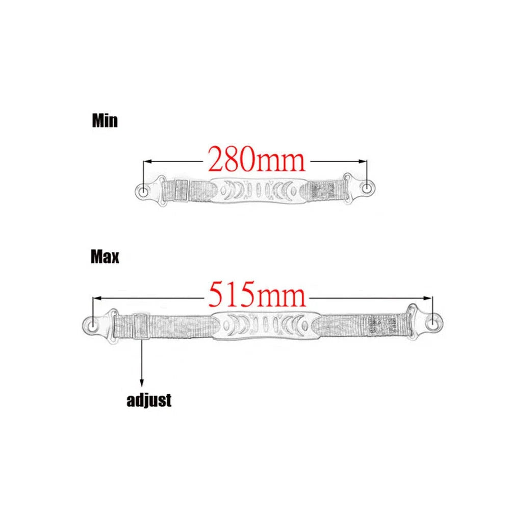 Rear Seat Rescue Pull Strap for Motorcycle Dirt Bike (Adjustable)