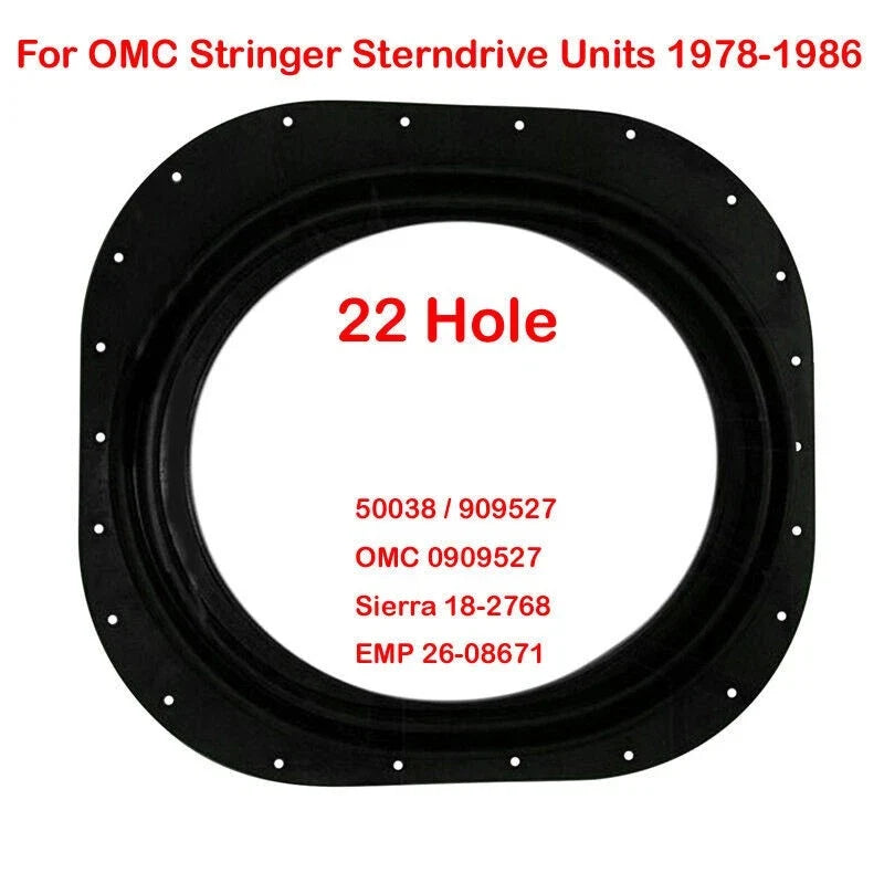 Transom Seal Gasket for OMC Stringer Sterndrive (1978–1986) OE # 909527