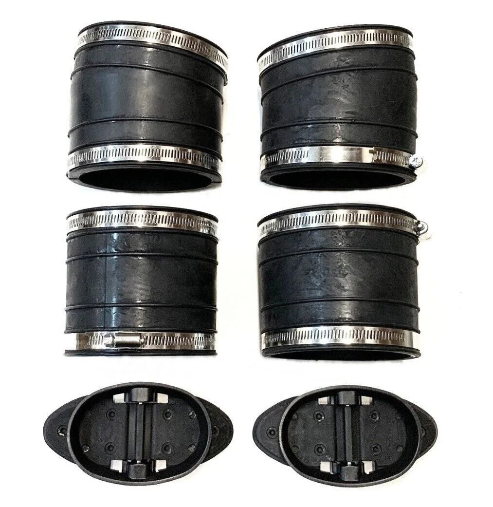 Exhaust Y-Pipe Hose Bellows Kit for Mercruiser (1998–Present) 32-14358T 32-44348T 807166A3