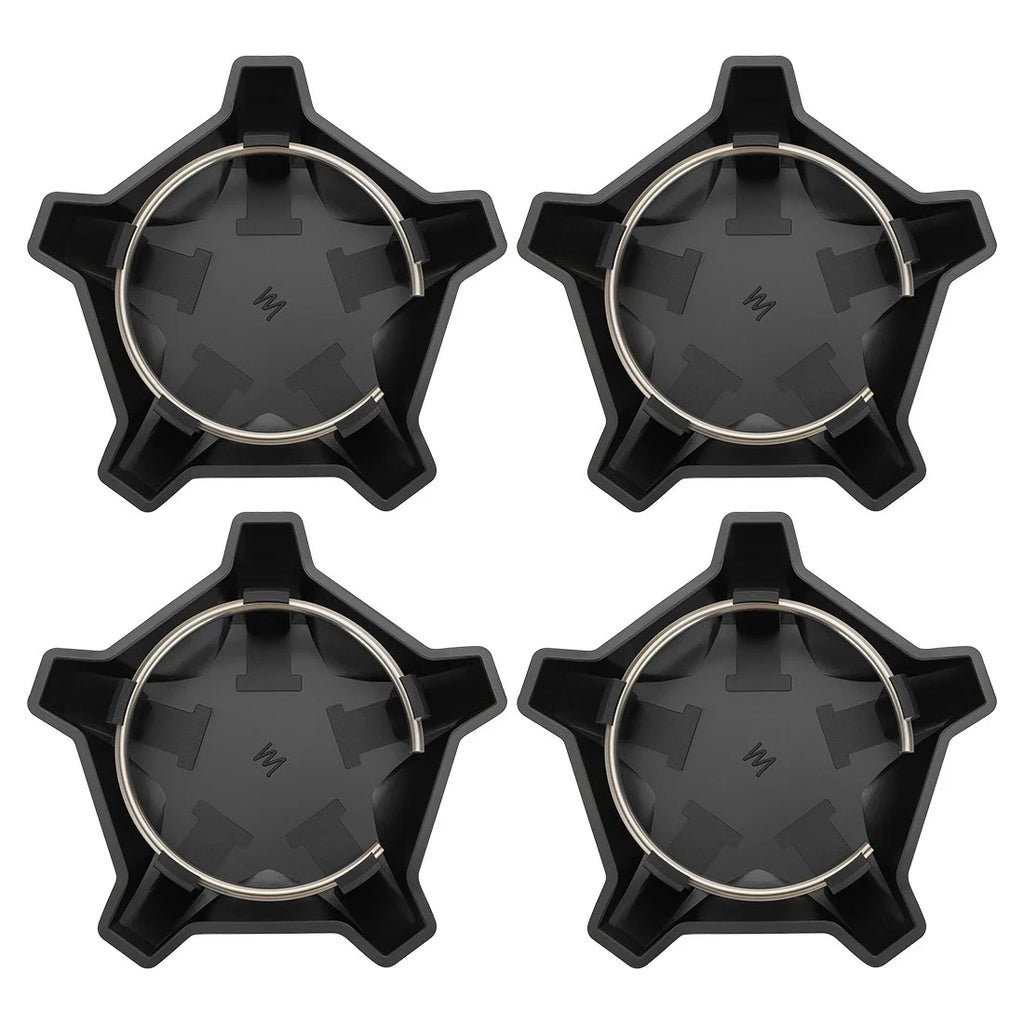 Set of 4 Wheel Rim Caps for Polaris RZR Turbo R 4 / RZR Pro R 4 (2022–2024)