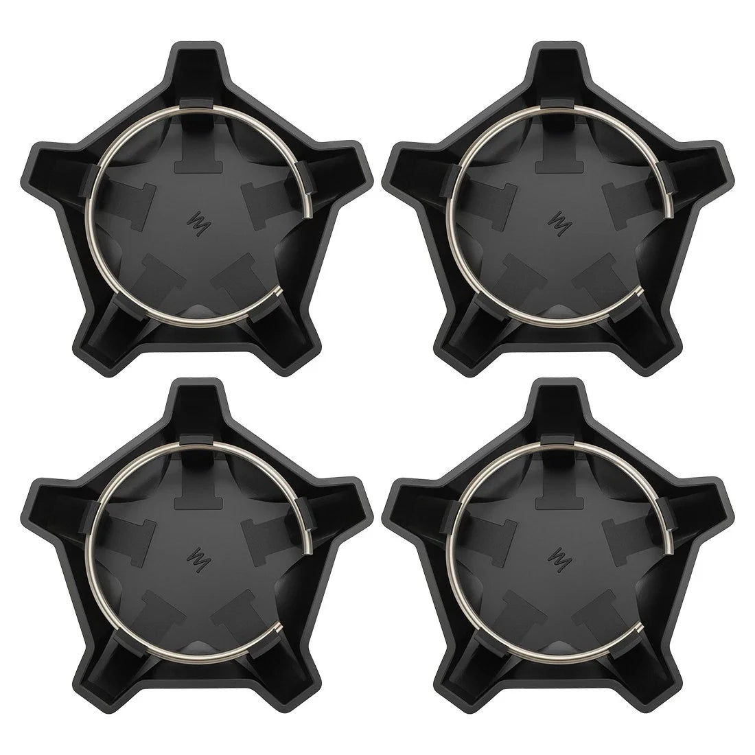 Set of 4 Wheel Rim Caps for Polaris RZR Turbo R 4 / RZR Pro R 4 (2022–2024)