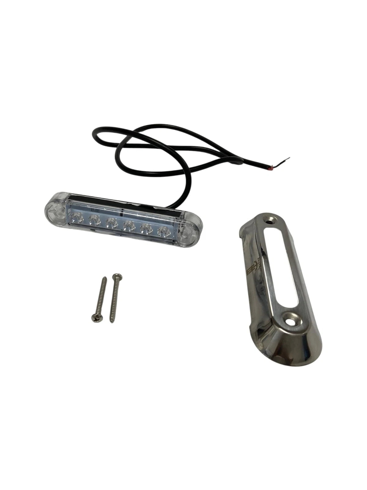 TH Marine SM7815B, Marine Stainless Steel Blue Under Water LED Light, No Gasket