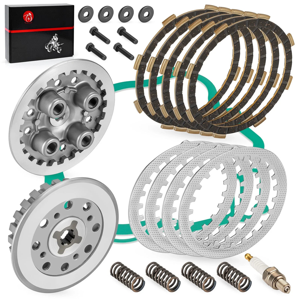 Clutch Center Inner Hub Outer Pressure Plate Kit for Yamaha TTR125 (2000–2009)