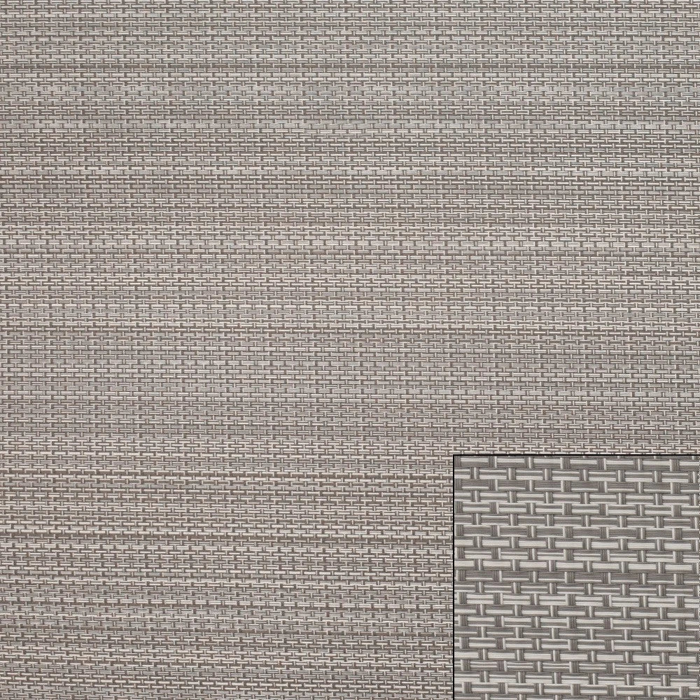 MariDeck Pontoon Boat Woven Vinyl Flooring - Jute Gray 8 Ft 6 in X 28 FT