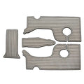 Larson Boat Non-Skid Deck Mats 8137980 - LXI 258 Slate Gray Black (set of 4)