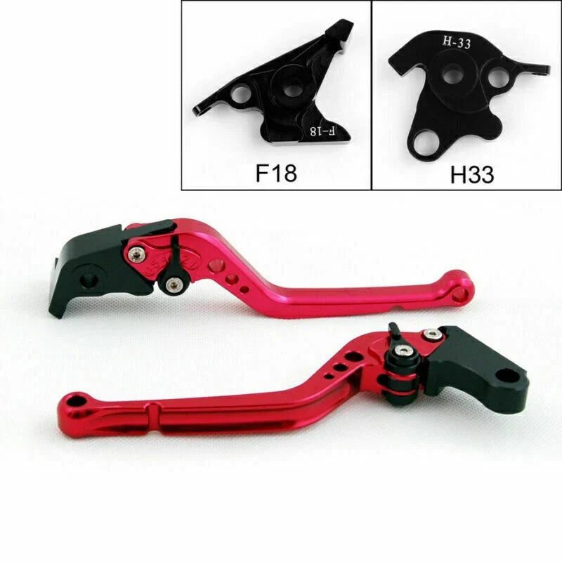 Long Brake Clutch Levers for Honda CBF1000/A (2010–2013) CB1100/GIO Special Red T9
